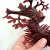 Leafy sea dragon wax from rubber mold.